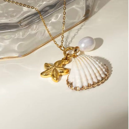 Sea-Safe™ Gold Oceanic Treasure Necklace